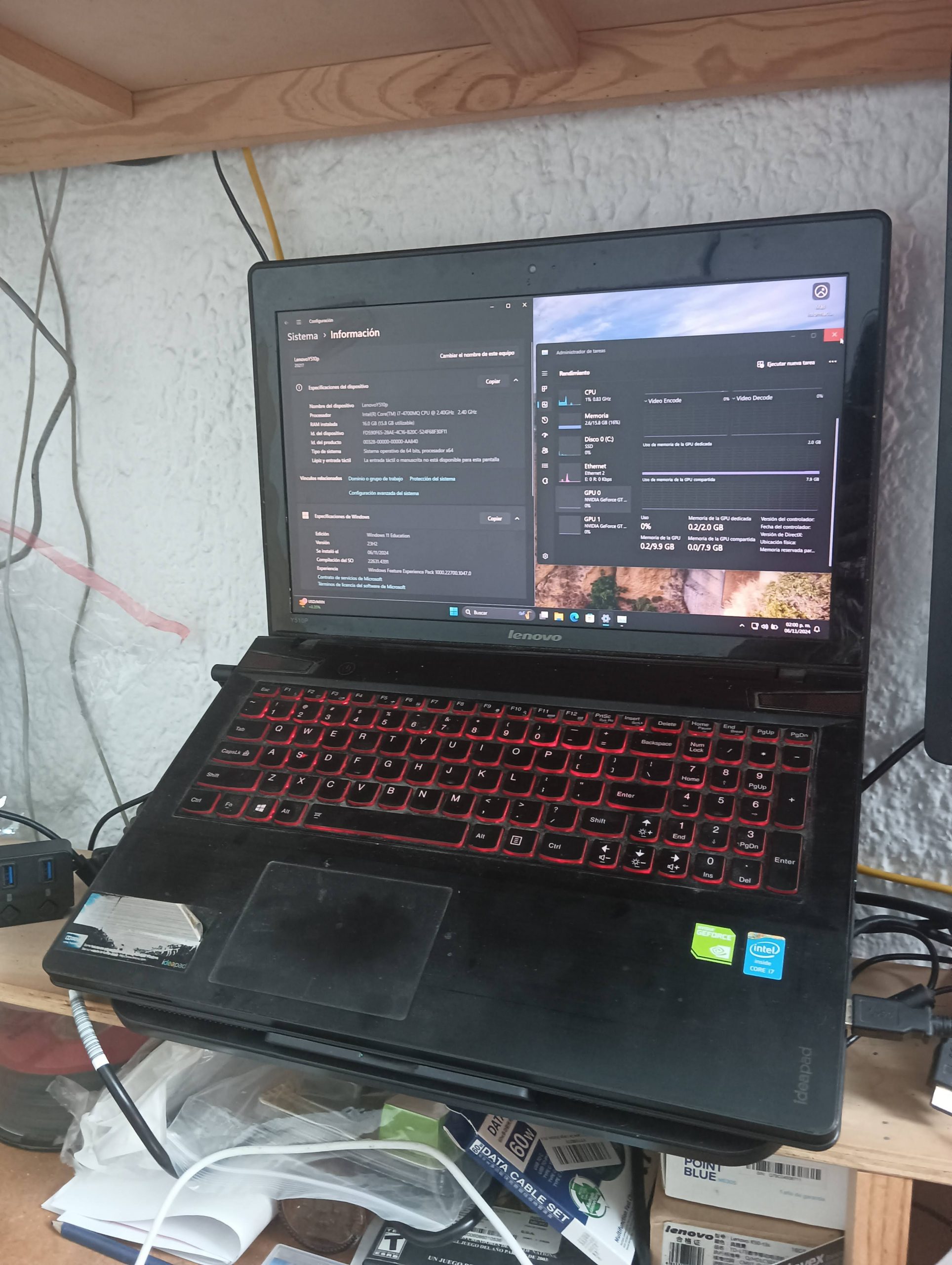 Laptop Lenovo Y510p - Imagen 3